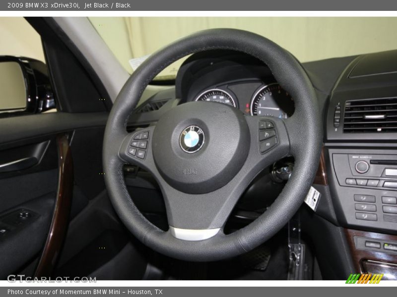 Jet Black / Black 2009 BMW X3 xDrive30i