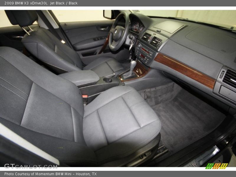 Jet Black / Black 2009 BMW X3 xDrive30i