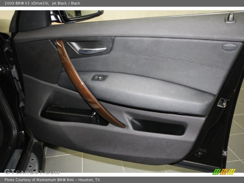Jet Black / Black 2009 BMW X3 xDrive30i