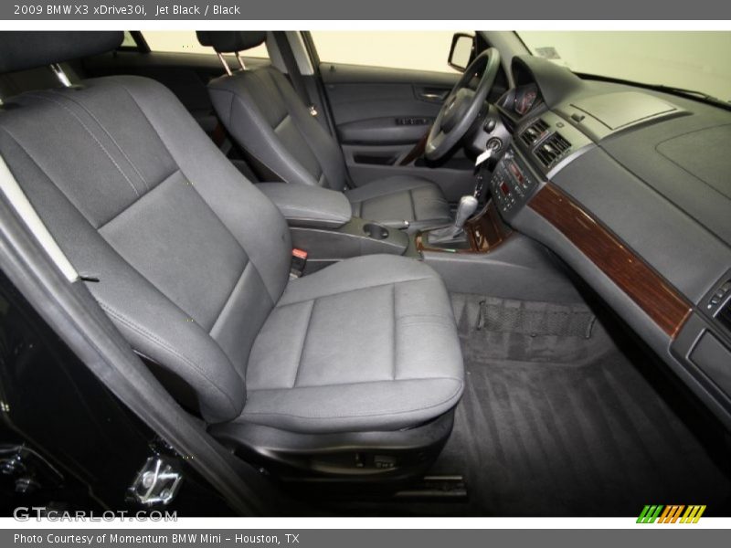 Jet Black / Black 2009 BMW X3 xDrive30i