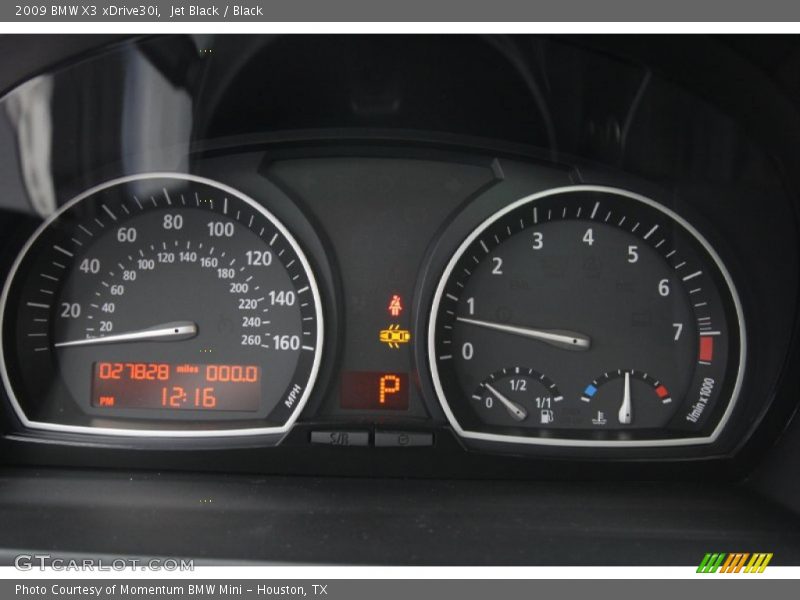 Jet Black / Black 2009 BMW X3 xDrive30i