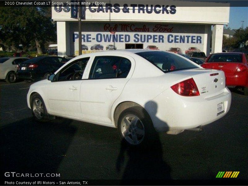 Summit White / Ebony 2010 Chevrolet Cobalt LT Sedan