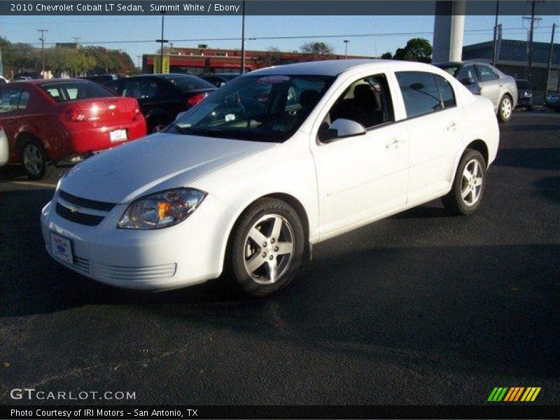 Summit White / Ebony 2010 Chevrolet Cobalt LT Sedan