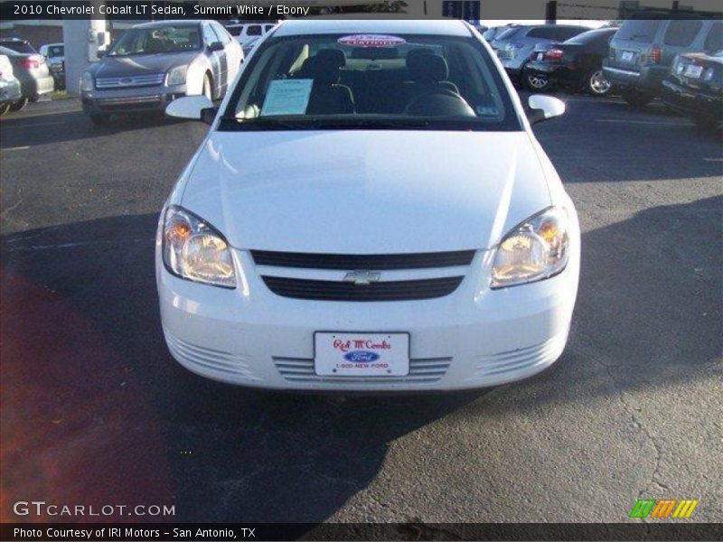 Summit White / Ebony 2010 Chevrolet Cobalt LT Sedan