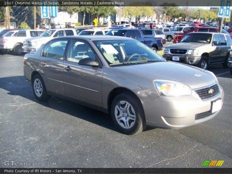 Sandstone Metallic / Cashmere Beige 2007 Chevrolet Malibu LS Sedan