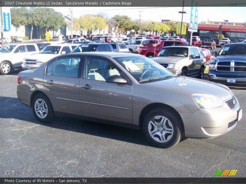 Sandstone Metallic / Cashmere Beige 2007 Chevrolet Malibu LS Sedan