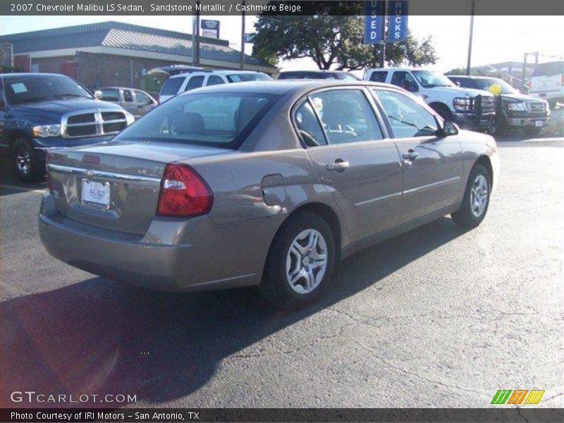 Sandstone Metallic / Cashmere Beige 2007 Chevrolet Malibu LS Sedan