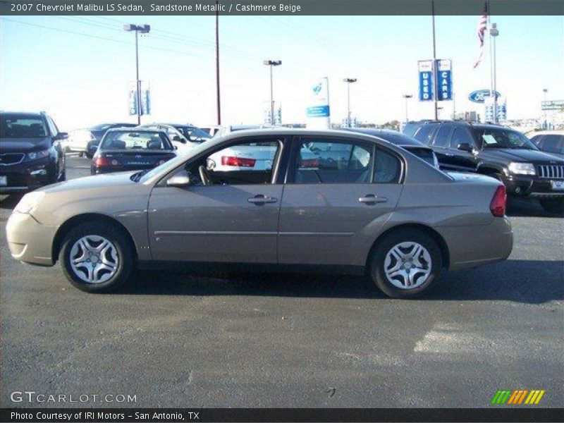 Sandstone Metallic / Cashmere Beige 2007 Chevrolet Malibu LS Sedan