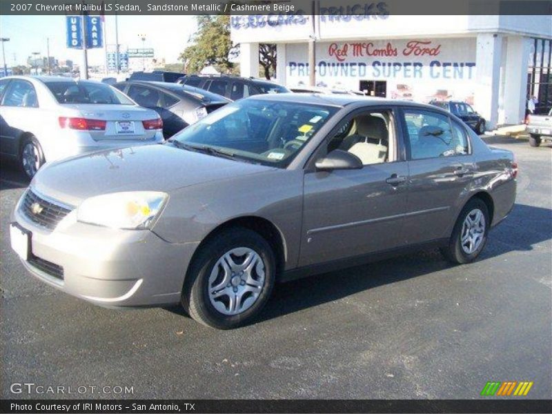 Sandstone Metallic / Cashmere Beige 2007 Chevrolet Malibu LS Sedan