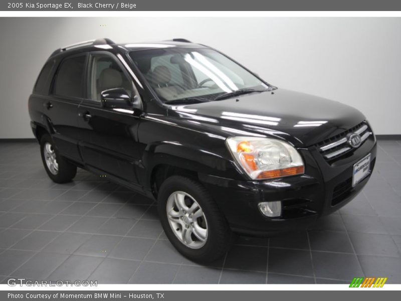 Black Cherry / Beige 2005 Kia Sportage EX