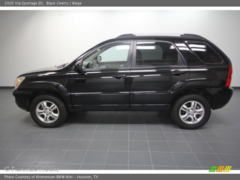 Black Cherry / Beige 2005 Kia Sportage EX