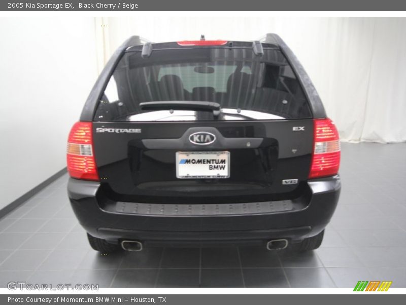 Black Cherry / Beige 2005 Kia Sportage EX