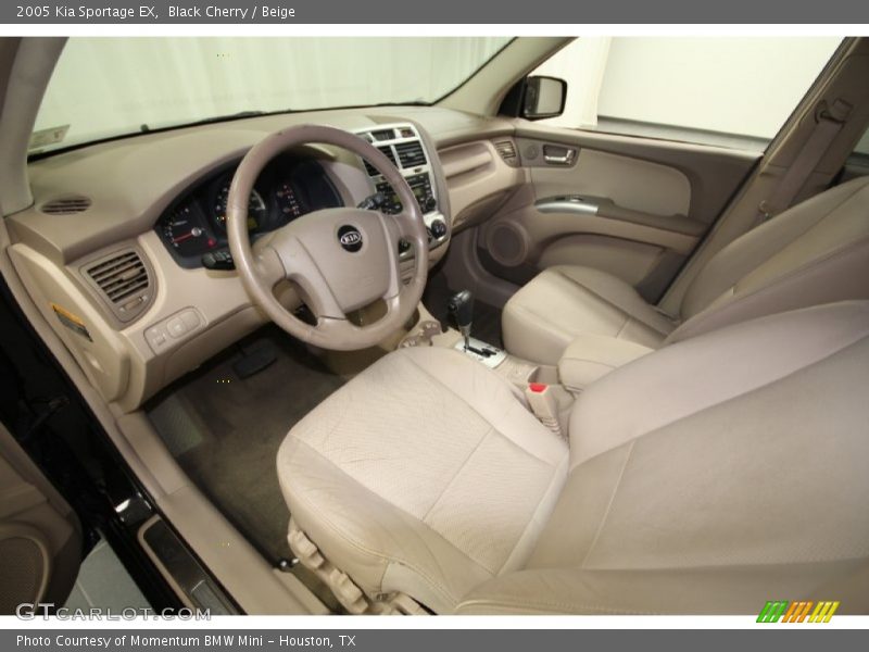 Black Cherry / Beige 2005 Kia Sportage EX