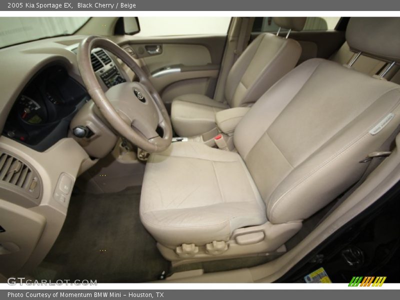 Black Cherry / Beige 2005 Kia Sportage EX