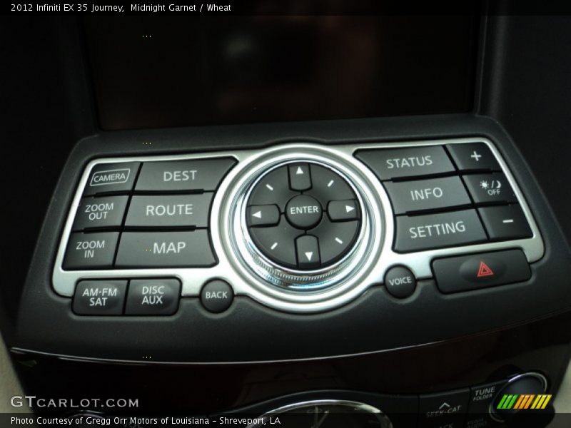 Controls of 2012 EX 35 Journey