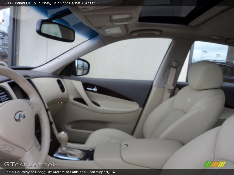 Midnight Garnet / Wheat 2012 Infiniti EX 35 Journey
