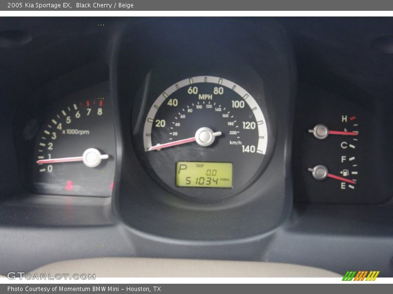 Black Cherry / Beige 2005 Kia Sportage EX