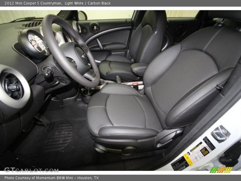 Light White / Carbon Black 2012 Mini Cooper S Countryman