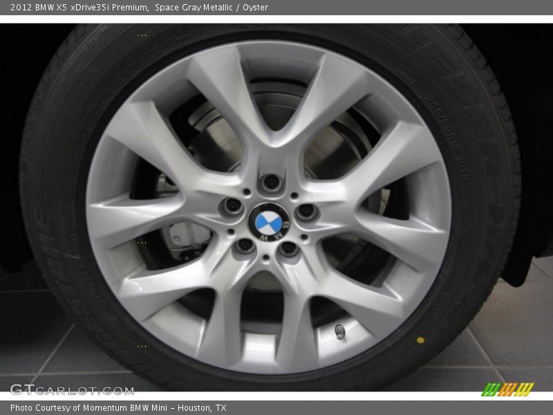 Space Gray Metallic / Oyster 2012 BMW X5 xDrive35i Premium