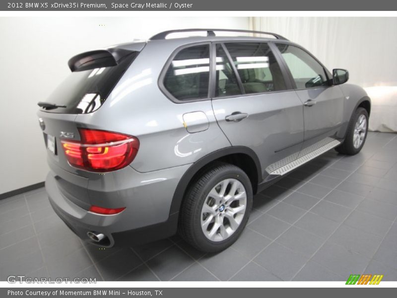 Space Gray Metallic / Oyster 2012 BMW X5 xDrive35i Premium