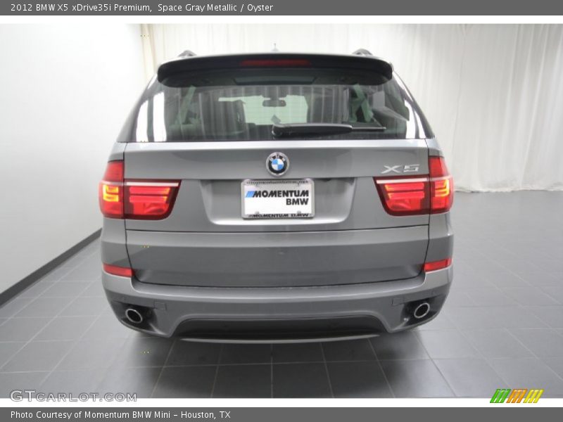 Space Gray Metallic / Oyster 2012 BMW X5 xDrive35i Premium