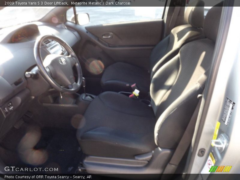  2009 Yaris S 3 Door Liftback Dark Charcoal Interior