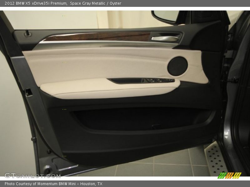 Space Gray Metallic / Oyster 2012 BMW X5 xDrive35i Premium