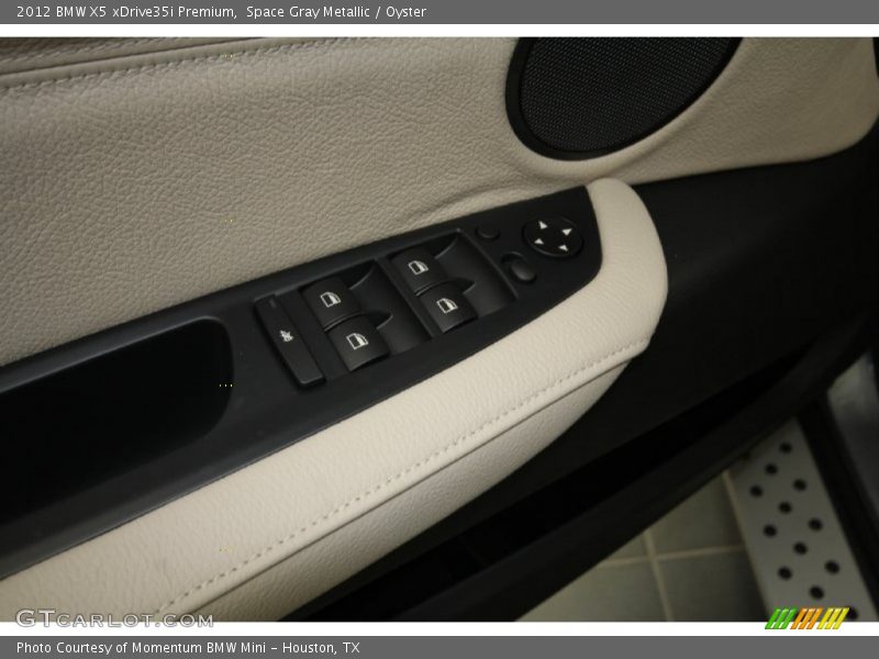Space Gray Metallic / Oyster 2012 BMW X5 xDrive35i Premium