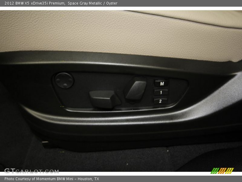 Space Gray Metallic / Oyster 2012 BMW X5 xDrive35i Premium