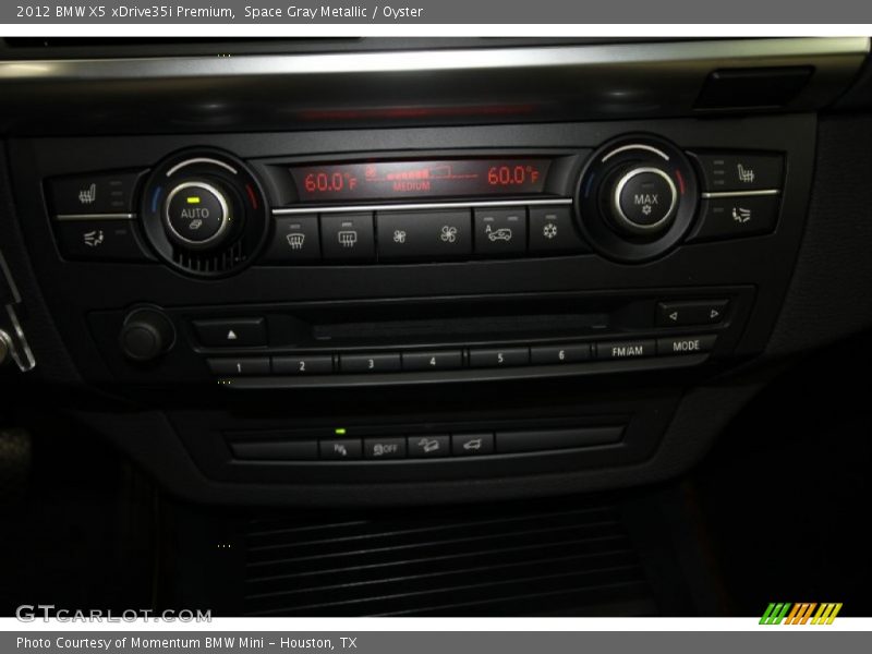 Space Gray Metallic / Oyster 2012 BMW X5 xDrive35i Premium