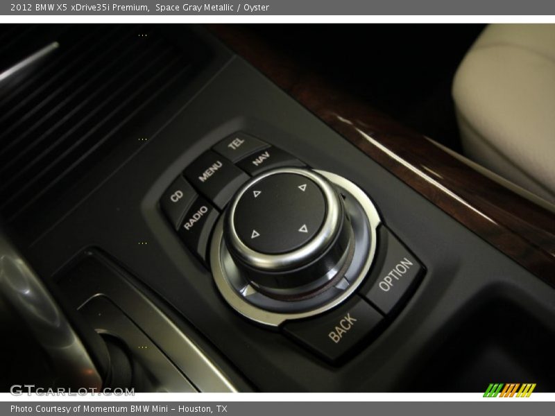Space Gray Metallic / Oyster 2012 BMW X5 xDrive35i Premium