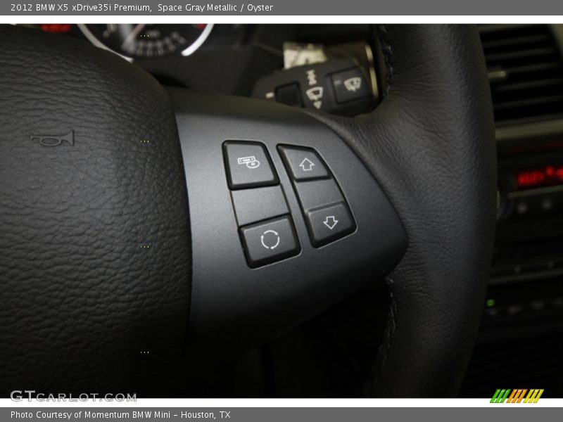 Space Gray Metallic / Oyster 2012 BMW X5 xDrive35i Premium