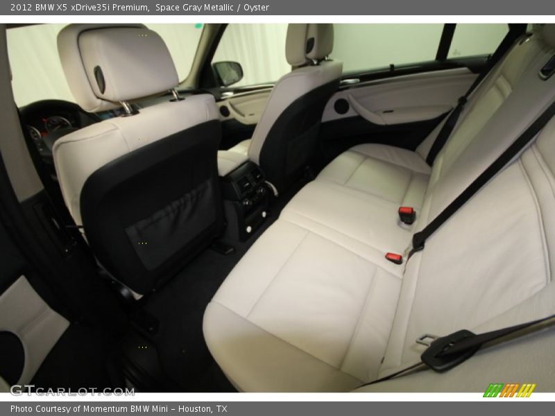 Space Gray Metallic / Oyster 2012 BMW X5 xDrive35i Premium