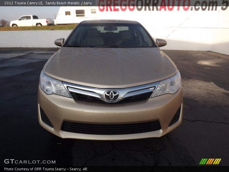 Sandy Beach Metallic / Ivory 2012 Toyota Camry LE