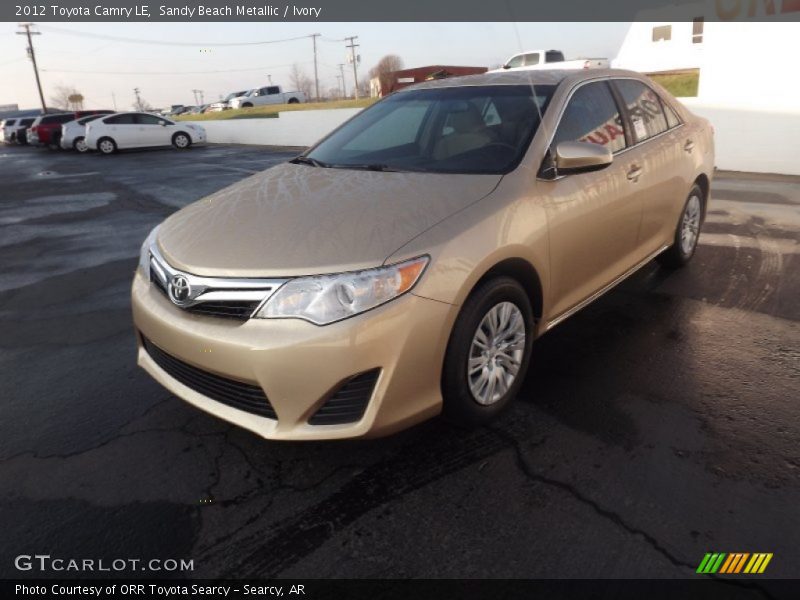 Sandy Beach Metallic / Ivory 2012 Toyota Camry LE