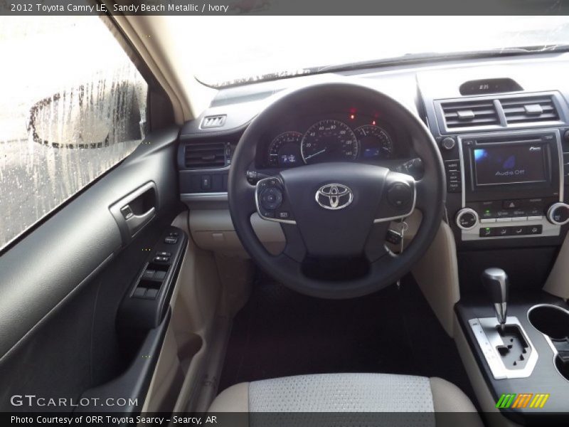 Sandy Beach Metallic / Ivory 2012 Toyota Camry LE