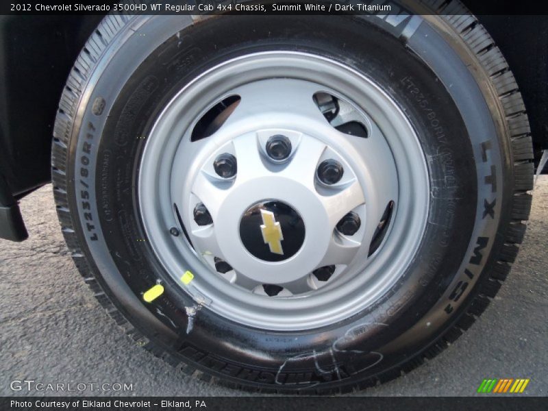  2012 Silverado 3500HD WT Regular Cab 4x4 Chassis Wheel