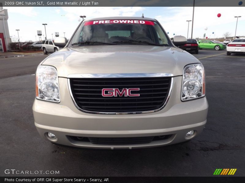 Gold Mist Metallic / Light Tan 2009 GMC Yukon SLT