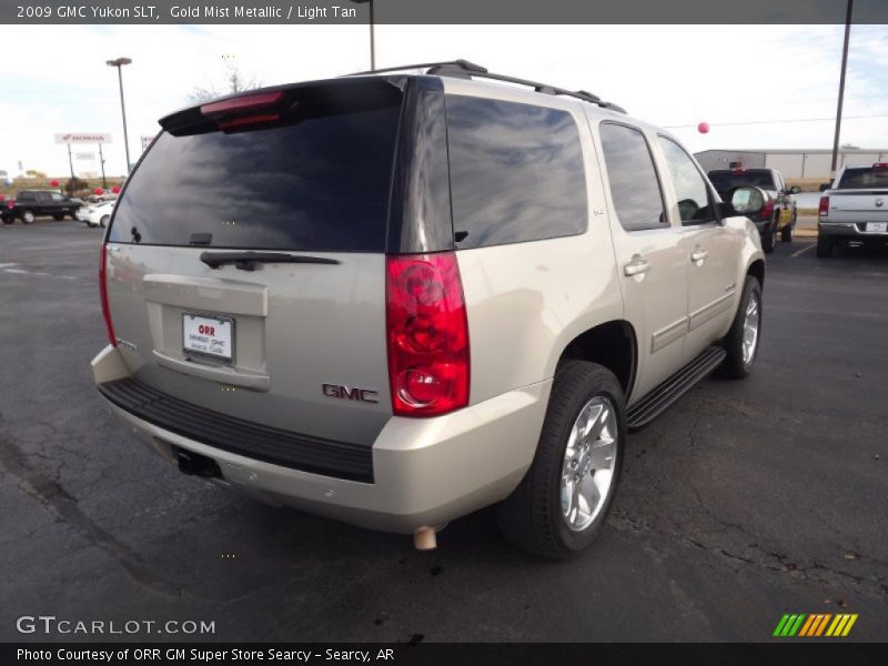 Gold Mist Metallic / Light Tan 2009 GMC Yukon SLT