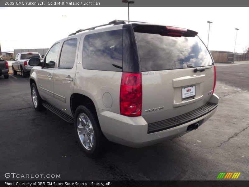 Gold Mist Metallic / Light Tan 2009 GMC Yukon SLT