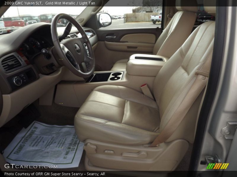 Gold Mist Metallic / Light Tan 2009 GMC Yukon SLT