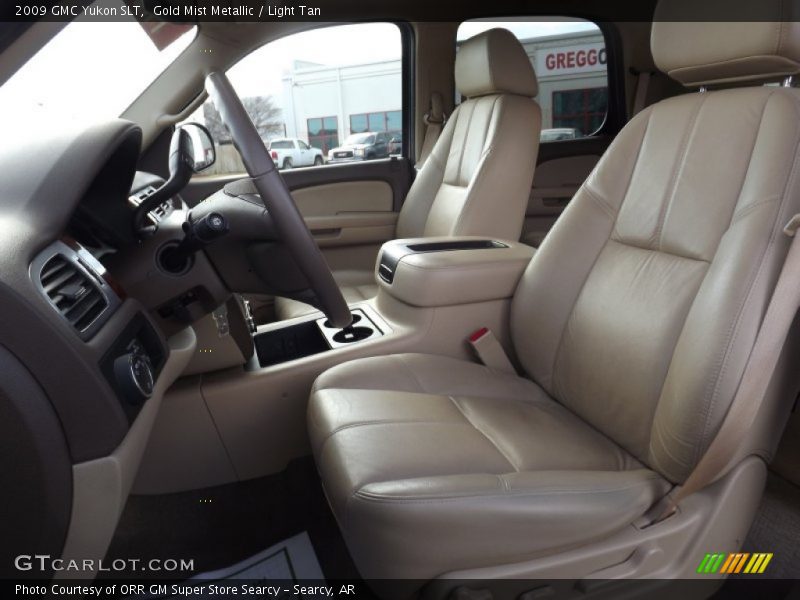 Gold Mist Metallic / Light Tan 2009 GMC Yukon SLT