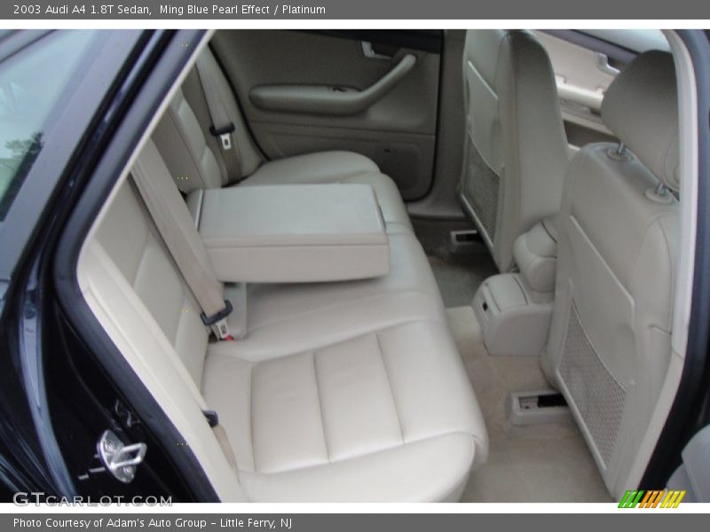 Ming Blue Pearl Effect / Platinum 2003 Audi A4 1.8T Sedan