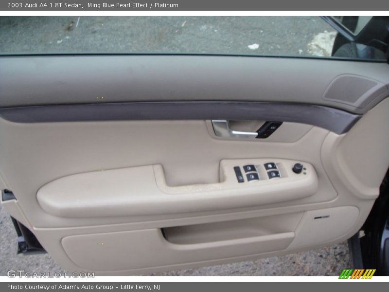 Ming Blue Pearl Effect / Platinum 2003 Audi A4 1.8T Sedan