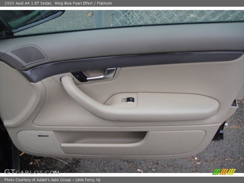 Ming Blue Pearl Effect / Platinum 2003 Audi A4 1.8T Sedan
