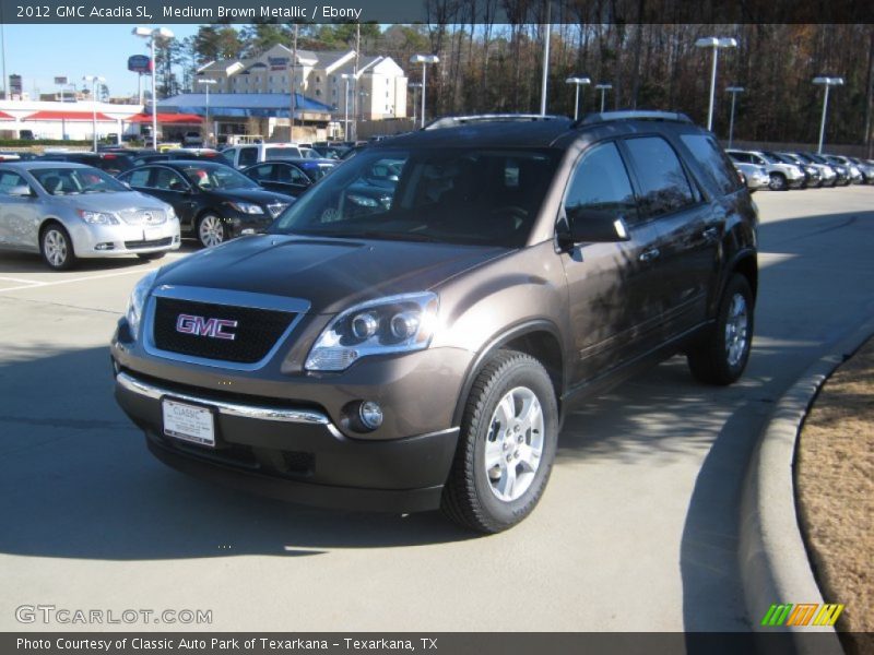 Medium Brown Metallic / Ebony 2012 GMC Acadia SL