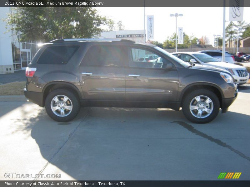 Medium Brown Metallic / Ebony 2012 GMC Acadia SL