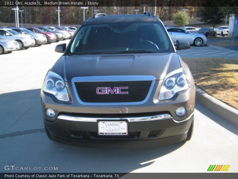 Medium Brown Metallic / Ebony 2012 GMC Acadia SL