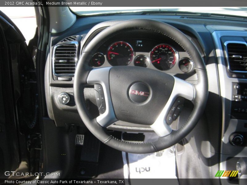 Medium Brown Metallic / Ebony 2012 GMC Acadia SL