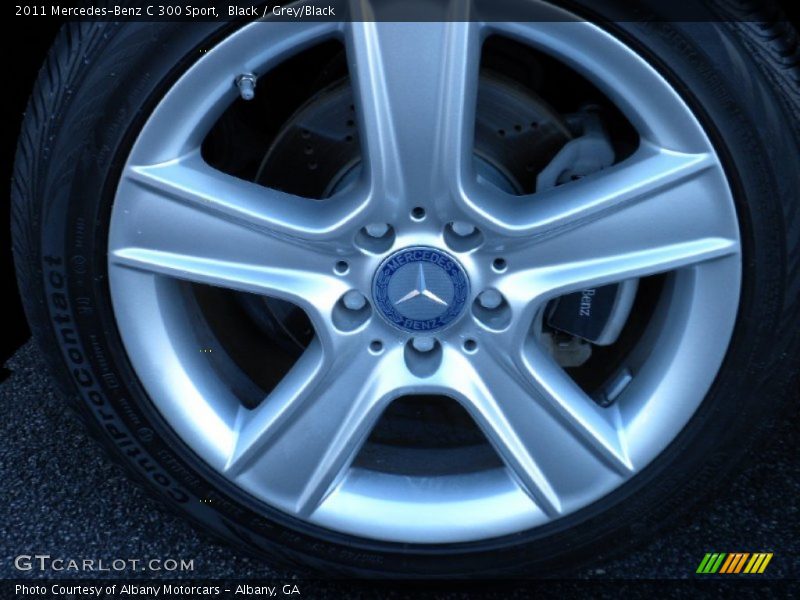 Black / Grey/Black 2011 Mercedes-Benz C 300 Sport